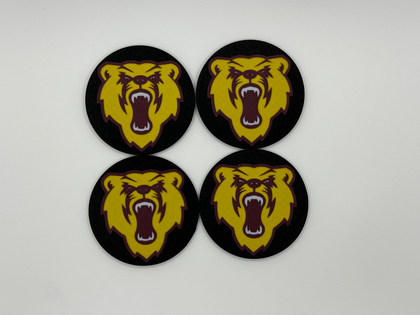 Barron Bears Coasters - Black