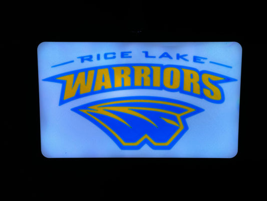Rice Lake Warriors LED Light