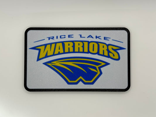 Rice Lake Warriors Sign