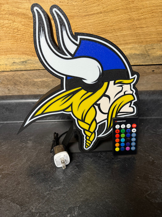 Frederic Vikings LED Light Up Sign