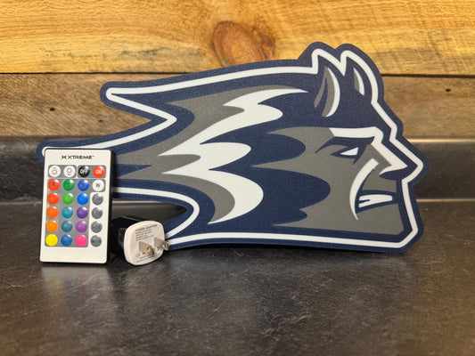 Stout Blue Devils LED Light Sign