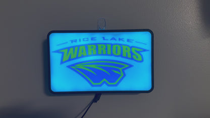 Rice Lake Warriors LED Light